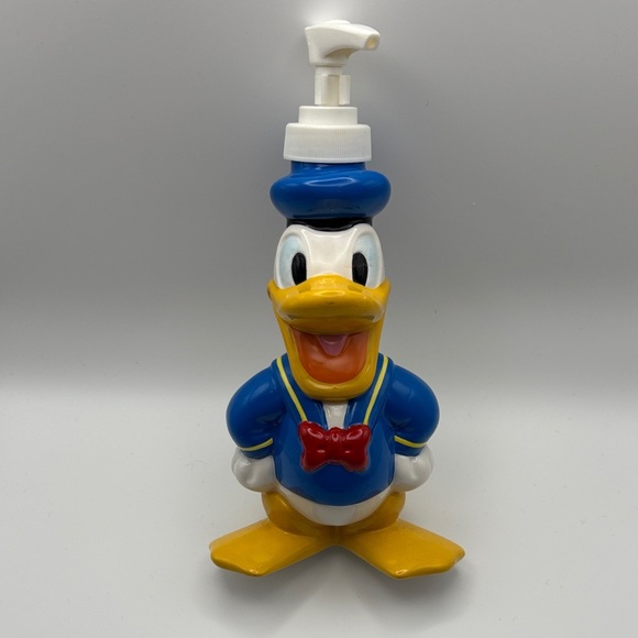 Vintage Disney Donald Duck Hand-Painted Ceramic Soap Dispenser - Picture 1 of 8